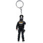 Acrylic Tactical Vest Police Cap Keychain Bold Yellow 226 Design 21