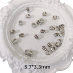 Alloy Ring Spacer Beads 5/7mm Tibetan Silver Style 100pcs 5