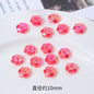 Transparent Faceted Plum Acrylic Beads 10mm Colorful Assorted 50pcs 10