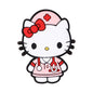 Silicone Focal Beads Nurse Hello Kitty Pink Blue Purple Uniforms 20pcs 4