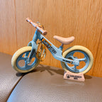 Plastic Bicycle Couple Keychain Lightweight Durable Pastel Colors 4