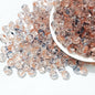 Czech Glass Beads Pumpkin 10mm Glossy Orange Gold 100pcs 16
