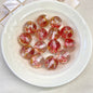 Clear Gild Tinsel Resin Beads 16mm Round Multicolor 50pcs 14