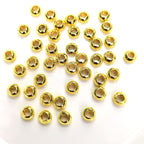 Brass Donut Spacer Beads 6/7/8mm Large Hole 50pcs 5