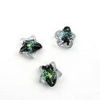 Lampwork Glass Beads Star Pattern Geometric Shapes Celestial 10pcs 4