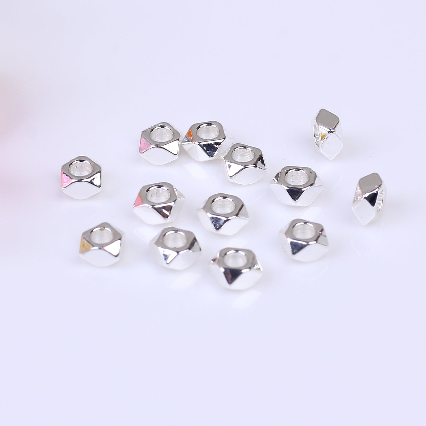Brass Flat Rhombus Spacer Beads 2.5*4mm 50pcs 4