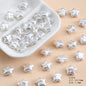 Vintage Imitation Pearl Starfish Series Acrylic Beads Textured Glossy 2pcs 9