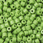 Cream Colored Pony Beads Acrylic 6mm Matte Wide Hole 50pcs 6