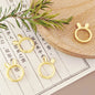 Bunny Ear Metal Beads Frame 17mm Polished Zinc Alloy 30pcs 4