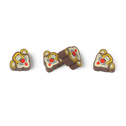 Cartoon Tigger Clay Beads 10mm Polymer Character Shape 200pcs 5