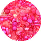 Mixed Style Acrylic Beads Colorful Hearts Bows Gems Assorted 43