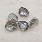 Electroplated Stone Shaped Glass Beads 17mm Vivid Colors 80pcs 9