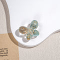 Clear Butterfly Acrylic Beads 27mm Gilded Flecks Pastel 20pcs 5