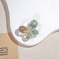 Clear Butterfly Acrylic Beads 27mm Gilded Flecks Pastel 20pcs 5