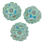 Flower Clay Beads 22mm Shimmer Five Petal Cluster Bubblegum 10pcs 5
