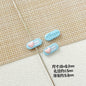 Heart Metal Beads 15-18mm Baking Painted Cherry Blossom Kitten Design 10pcs 18