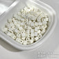 Painted Square Acrylic Beads 6mm 5mm Macaron Color Baking 30pcs 19