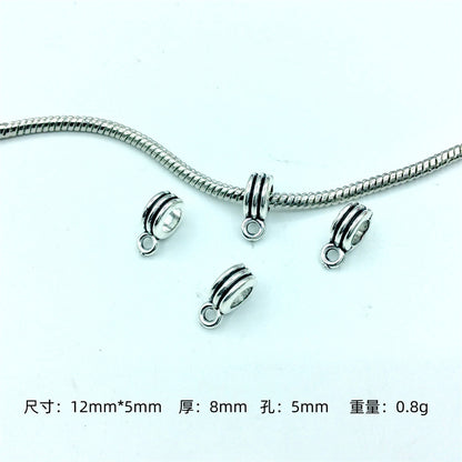 Alloy Bead-hanger Spacer Beads Large Hole 200pcs 10