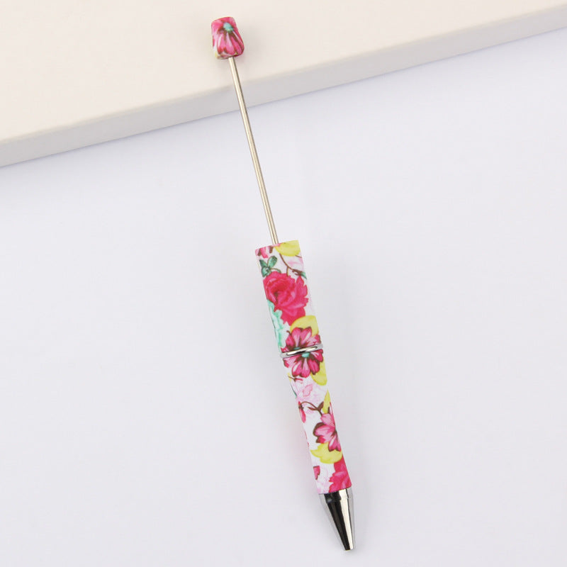 Beadable Pen Printed Pattern Plastic Light Weight