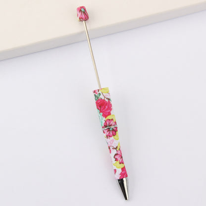 Beadable Pen Printed Pattern Plastic Light Weight