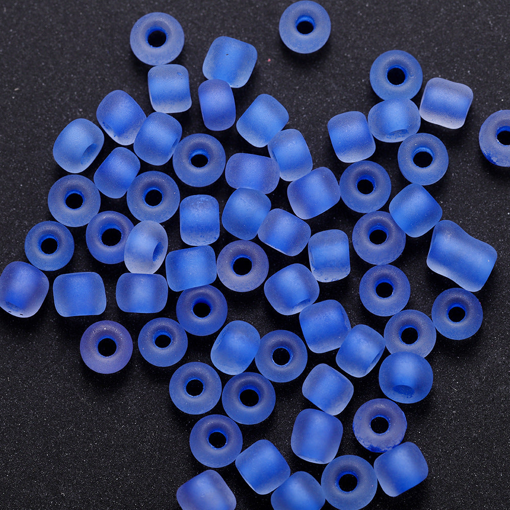 Glow In The Dark Seed Glass Beads 3mm Multicolor Stripes 1800pcs 56