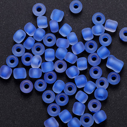 Glow In The Dark Seed Glass Beads 3mm Multicolor Stripes 1800pcs 56