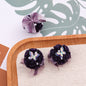 Flower Cluster Clay Beads 23mm Polymer Roses with Bow 5pcs 10