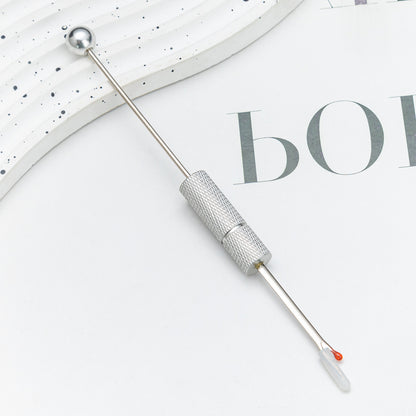 Beadable Seam Ripper Metal Ergonomic Thread Removal Knife 14.2cm 15