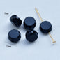 Electroplated Flat Cut Glass Beads 7.5mm 12mm Vibrant Colors 10pcs 16