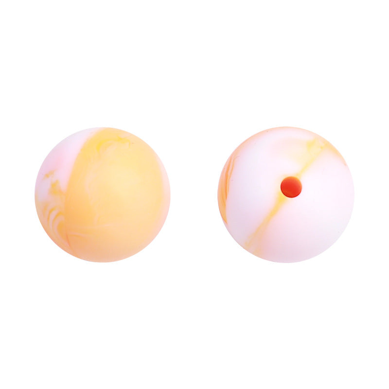 15mm Silicone Beads Candy Color Pastel Mix 20pcs 13