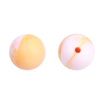 15mm Silicone Beads Candy Color Pastel Mix 20pcs 13