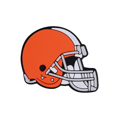 Silicone Focal Beads NFL Football Helmets and Logos 20pcs 10