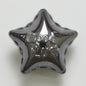 UV Plating Balloon Shaped Star Acrylic Beads 25mm Metal Colored 50pcs 8