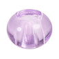 Glass Abacus Spacer Beads 15mm Transparent Large Hole 100pcs 19