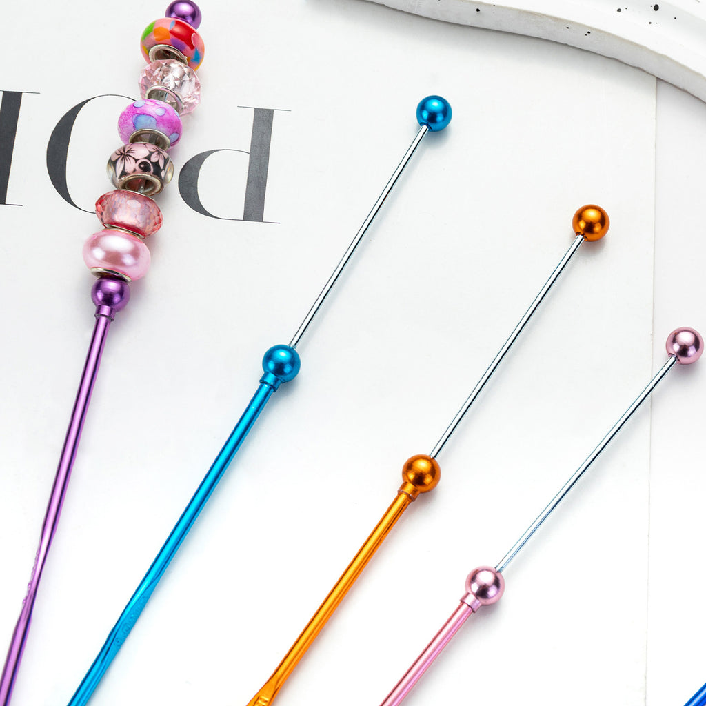 Beadable Crochet Hooks Metallic Slim Polished 3.0mm to 6.0mm 3