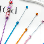 Beadable Crochet Hooks Metallic Slim Polished 3.0mm to 6.0mm 3