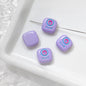 Cat Eye and One-Eyed Beast Metal Beads 10mm Baking Painted 10pcs 26