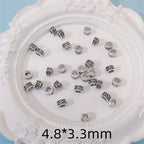 Alloy Ring Spacer Beads 4mm Vintage Patterned Tibetan 100pcs 4