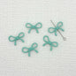 Hollow Bow Metal Beads 13x12mm Glossy Baking Painted Alloy 20pcs 11