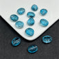 Small Turtle Glass Beads 10x12mm Transparent Assorted Colors 100pcs 7