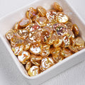 Baroque Irregular Heart Acrylic Beads 14mm Imitation Pearl 20pcs 5