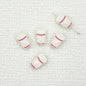 Baking Painted Metal Beads 14mm Milk Tea Mini Cup Design 10pcs 7