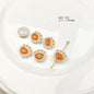 Lampwork Glass Beads Cat Claw 12mm Glossy White Paws 20pcs 8