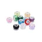 Acrylic Spacer Beads 14mm Imitation Crystal Large Hole 30pcs 6