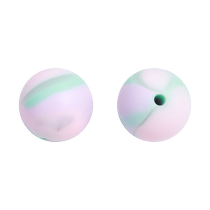 15mm Silicone Beads Candy Color Pastel Mix 20pcs 10