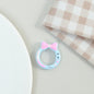 Zinc Alloy Bow Trigger Keyrings 27mm Baking Painted 6pcs 13