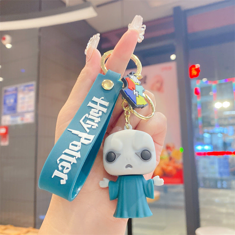 Plastic Halloween Themed Chibi Character Keychain Magical Series 7