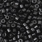 Cream Colored Pony Beads Acrylic 6mm Matte Wide Hole 50pcs 19