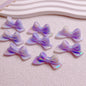 Glow In The Dark Bow Acrylic Beads 20x46mm Double Color Plating 5pcs 7