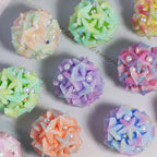 Embellished Bubblegum Beads 20mm Gradient Star Cluster Pastel 10pcs 3